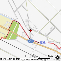 滋賀県近江八幡市安土町内野1913周辺の地図