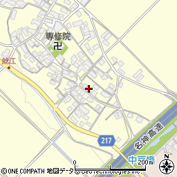 滋賀県東近江市鯰江町1213周辺の地図