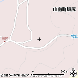兵庫県丹波市山南町坂尻71周辺の地図