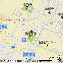 滋賀県野洲市比留田681-4周辺の地図