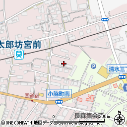 滋賀県東近江市小脇町2389-2周辺の地図