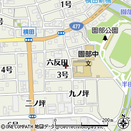 京都府南丹市園部町横田３号周辺の地図