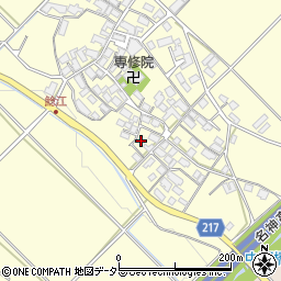 滋賀県東近江市鯰江町1329周辺の地図