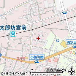 滋賀県東近江市小脇町551周辺の地図