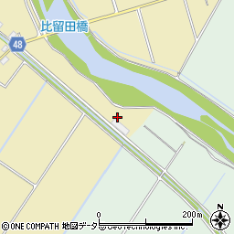 滋賀県野洲市比留田2031-2周辺の地図