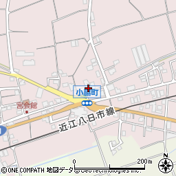 滋賀県東近江市小脇町1221周辺の地図