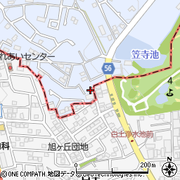 愛知県日進市赤池町箕ノ手2-1225周辺の地図