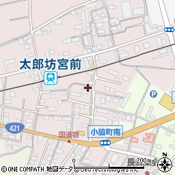 滋賀県東近江市小脇町2385-2周辺の地図