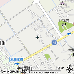 滋賀県近江八幡市池田本町725周辺の地図