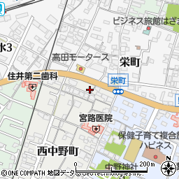 滋賀県東近江市西中野町1周辺の地図
