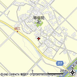 滋賀県東近江市鯰江町1336周辺の地図