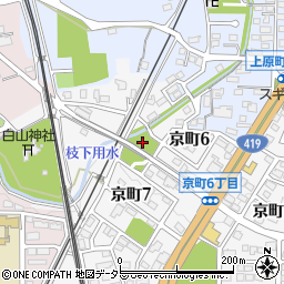 愛知県豊田市京町6丁目11周辺の地図