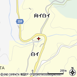 愛知県豊田市国谷町向イ白イ周辺の地図