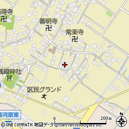 滋賀県野洲市比留田56-2周辺の地図