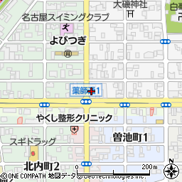 タマイ化粧品店本店周辺の地図