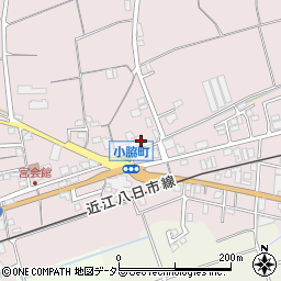 滋賀県東近江市小脇町1220周辺の地図