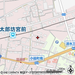 滋賀県東近江市小脇町550-11周辺の地図