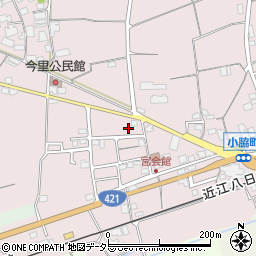滋賀県東近江市小脇町1677周辺の地図