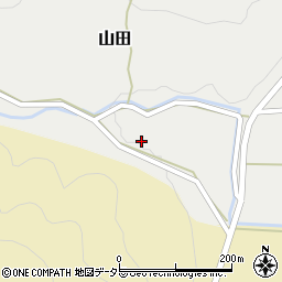 兵庫県丹波篠山市山田244-1周辺の地図
