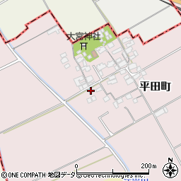 滋賀県東近江市平田町457周辺の地図