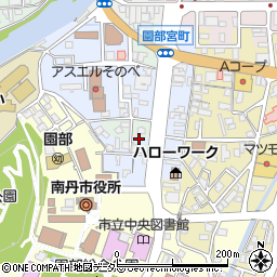 京都府南丹市園部町宮町西周辺の地図