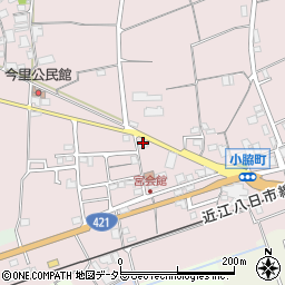 滋賀県東近江市小脇町1436-2周辺の地図