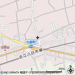 滋賀県東近江市小脇町1218周辺の地図