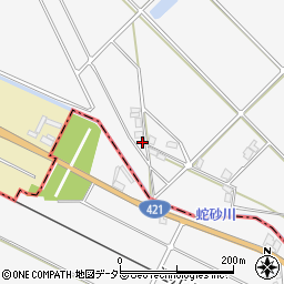 滋賀県近江八幡市安土町内野1911周辺の地図