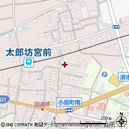 滋賀県東近江市小脇町550-13周辺の地図
