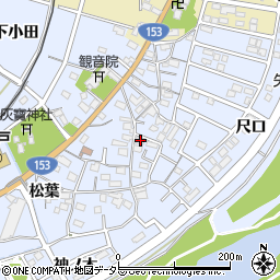 愛知県豊田市越戸町松葉34周辺の地図