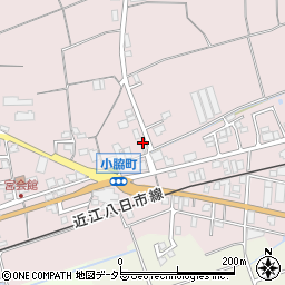 滋賀県東近江市小脇町1229-2周辺の地図