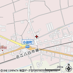 滋賀県東近江市小脇町1197周辺の地図
