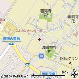滋賀県野洲市比留田737周辺の地図