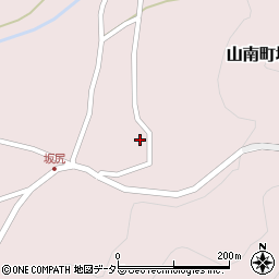 兵庫県丹波市山南町坂尻77周辺の地図