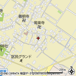 滋賀県野洲市比留田76周辺の地図