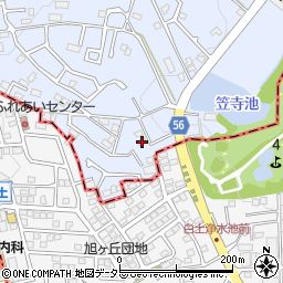 愛知県日進市赤池町箕ノ手116-4周辺の地図