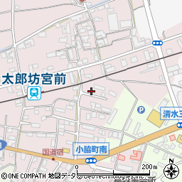 滋賀県東近江市小脇町550-5周辺の地図