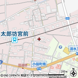 滋賀県東近江市小脇町550周辺の地図