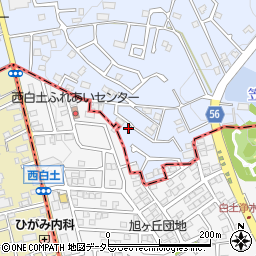 愛知県日進市赤池町箕ノ手2-416周辺の地図