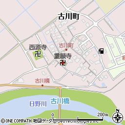 重願寺周辺の地図