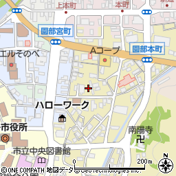 京都府南丹市園部町美園町５号周辺の地図