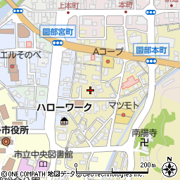 京都府南丹市園部町美園町（５号）周辺の地図