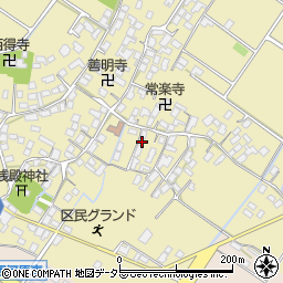 滋賀県野洲市比留田79周辺の地図