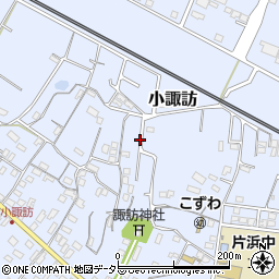 静岡県沼津市小諏訪周辺の地図