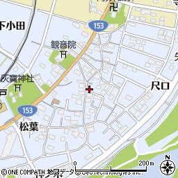 愛知県豊田市越戸町松葉31周辺の地図