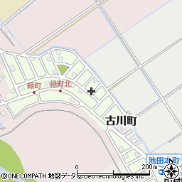 滋賀県近江八幡市緑町3丁目周辺の地図