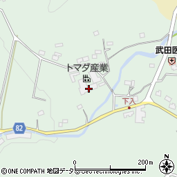 炭火焼き集落周辺の地図