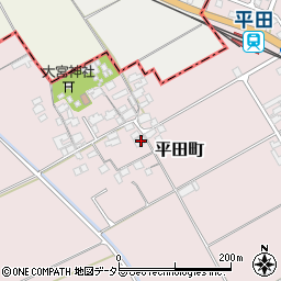 滋賀県東近江市平田町468周辺の地図