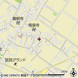 滋賀県野洲市比留田72周辺の地図