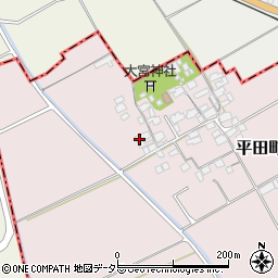 滋賀県東近江市平田町523周辺の地図